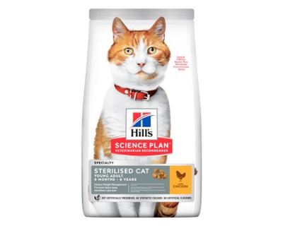 Hill's Fel. Dry Adult Young Sterilised Cat Chicken15kg