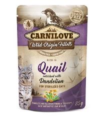 Carnilove Cat Pouch Quail &amp; Dandelion sterilized 85g