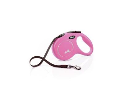 Vodítko FLEXI Classic New páska růžové M - 5 m