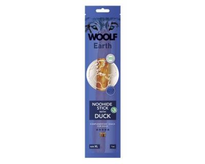 Woolf pochoutka Earth NOOHIDE XL Stick with Duck 85g