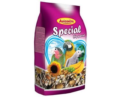 Krmivo AVICENTRA špeciál pre veľké papagáje 1 kg