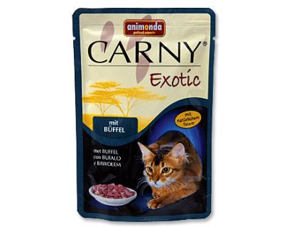Animonda Carny Exotic Kapsička - byvol pre mačky 85 g