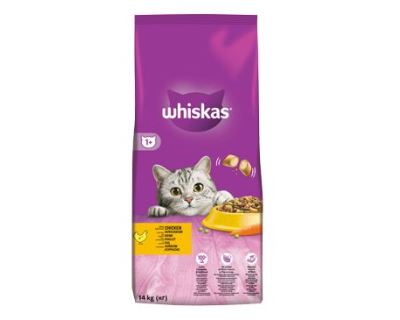 Whiskas Dry s kuřecím masem a játry14kg