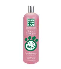 Menforsan Ošetrujúci šampón s kondicionérom pre psov proti zachuchvalcovanie srsti