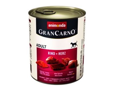 Animonda Gran Carno Adult Konzerva - hovädzie & srdce pre psov 800 g