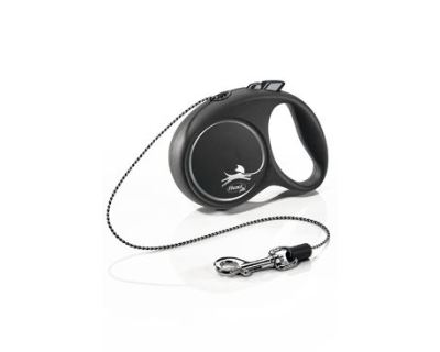 Vodítko FLEXI Black Design XS lanko 3m/8kg růžová NEW