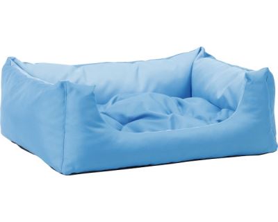 Pelech pre psa Argi obdĺžnikový s vankúšom - modrý - 55 x 40 x 19 cm