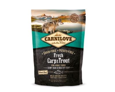 CARNILOVE Fresh Carp & Trout Shiny Hair & Healthy Skin for Adult dogs 1,5kg