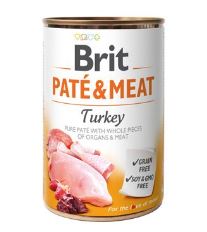 Konzerva BRIT Paté &amp; Meat Turkey 800g