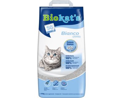 Gimpet Biokats Bianco Hygiene podstielka biela bez vône, 5 kg