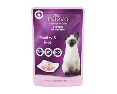 Nuevo Kitten Poultry & Rice - kapsička hydinové & ryža pre mačiatka 85 g