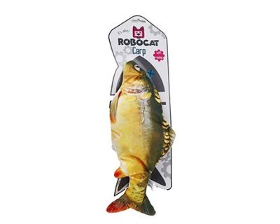 Hračka kočka Robocat Fish kapr madnip, USB 30cm