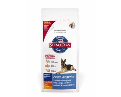 Hill 'Science Plan Canine Dry Senior Large - jahňacie & ryža pre psov od 7 rokov 12 kg