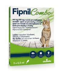 Fipnil Combo 50/60mg Cat Spot-on 3x0,5ml