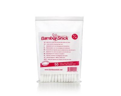 Tyčinky vatové BambooStick S/M pro čišt. uší psů 50ks