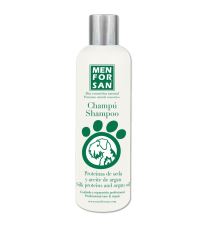 Menforsan Šampón pre psov s hodvábnymi proteínmi a arganovým olejom