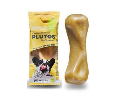 Pochoutka Plutos sýrová kost Small kachní 38g