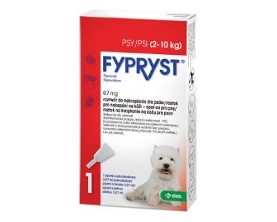 Fypryst Spot-on Dog S sol 3x0,67ml (2-10kg)