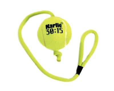 Hračka tenis Lopta na šnúrke Karlie 6,5 cm