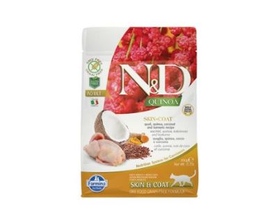 N&D Quinoa CAT Skin&Coat Quail & Coconut 50g - VZOREK