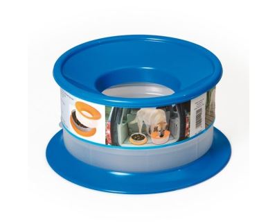 Nerozlitelná miska pro psy Argi - modrá - 22 x 12 cm