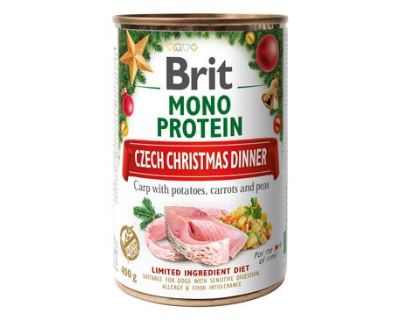 Brit Dog konz Mono Protein Christmas can 400g