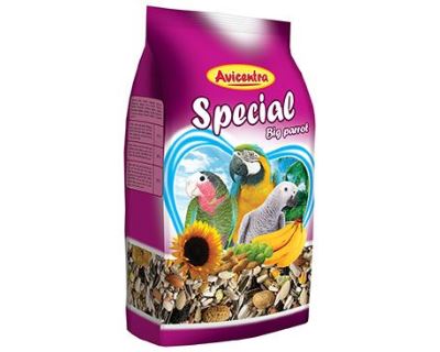 Krmivo AVICENTRA špeciál pre veľké papagáje 1 kg
