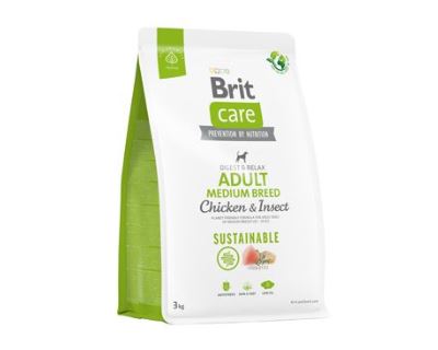 Brit Care Dog Sustainable Adult Medium Breed 3kg