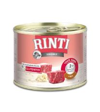 Rinti Sensible konzerva - hovädzie &amp; ryža pre psy s citlivým trávením
