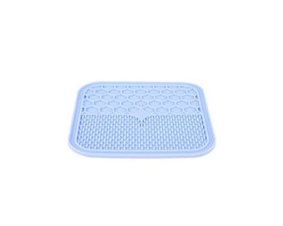 Lízací podložka pro psy SILICONE modrá L Zolux