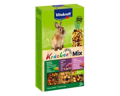 Kracker VITAKRAFT Rabbit Vegetables + Nuss + Fruit 3 ks