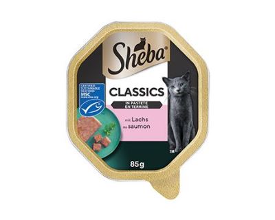 Sheba vanička Losos paštika 85g
