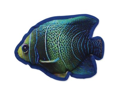 Hračka DOG FANTASY textilní ryba modrá