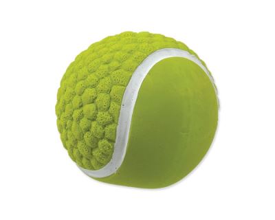 Hračka DOG FANTASY Latex míč tenisový se zvukem 7,5 cm