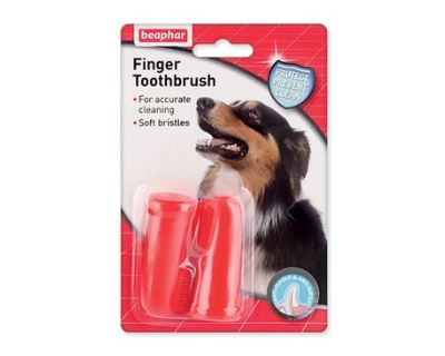 Zubná kefka pre psov Beaphar Dog-A-Dent na prst