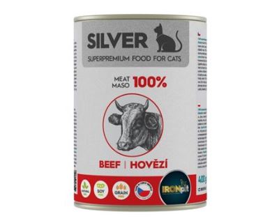 IRONpet Silver Cat Beef konzerva 400g