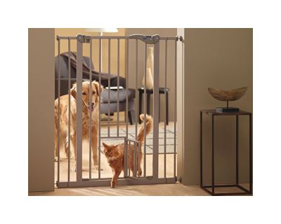 Dog Barrier Zábrana dverové vnútorné s integrovanými dvierkami - výška 107 cm
