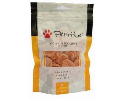 Perrito Chicken Jerky Chips pre psov 100 g