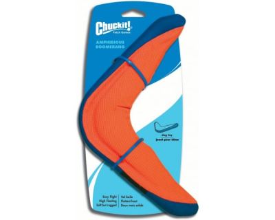 Chuckit! plávajúce bumerang oranžový - veľkosť M, 23x5,5 cm