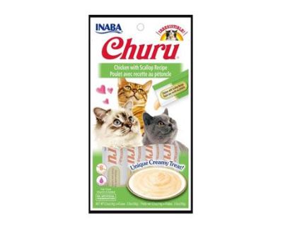 Churu Cat Chicken with Scallop 4x14g