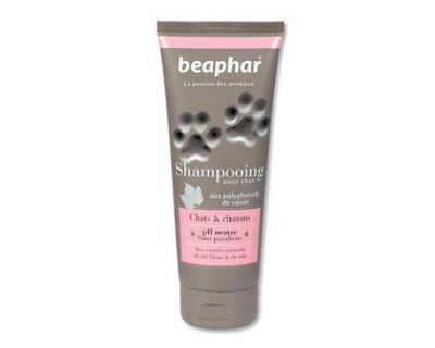 Beaphar šampón bez parabénov s hodvábnymi proteínmi pre mačky a mačiatka 250 ml