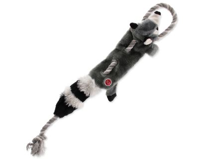 Hračka DOG FANTASY Skinneeez s provazem mýval 57,5 cm