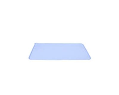 Podložka hladká SILICONE pod misku, modrá L Zolux