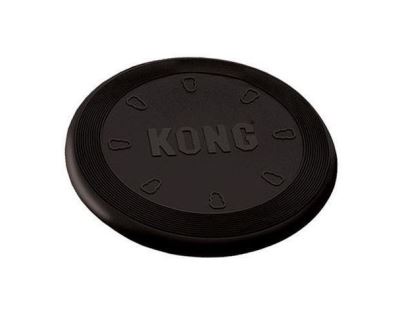 Hračka guma Lietajúci tanier čierny Kong large