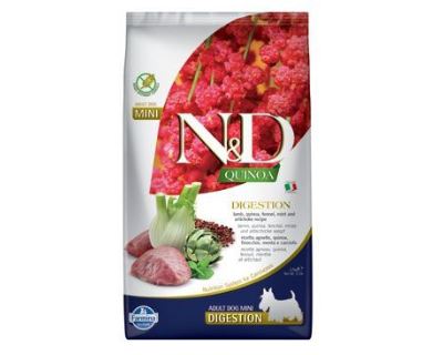 N&D Quinoa DOG Digestion Lamb & Fennel Mini 800g