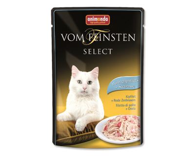 Animonda Vom Feinsten Select Kapsička - kuracie filet & pražma pre mačky 85 g