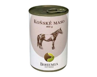 BOHEMIA MASO Koňské ve vlastní šťávě 400g