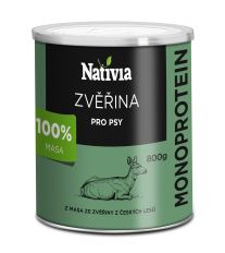Nativia konzerva zvěřinová 800 g