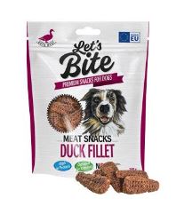 Brit Let&#39;s Bite Meat Snacks Duck Fillet 80g