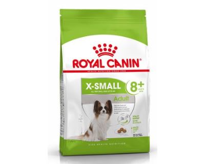 Royal Canin X-Small Mature +8 - pre psov nad 8 rokov trpasličích plemien 500g